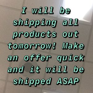 SHPPING OUT TOMORROW